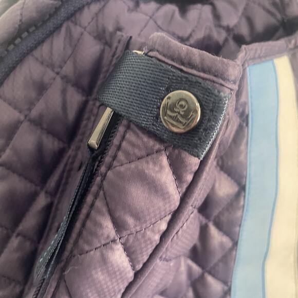 Oliver Thomas Backpack Womens Metallic blue Quilted Tennis Racket bag - Picture 6 of 16